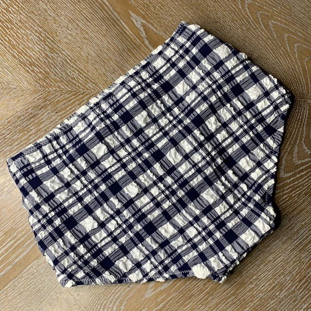 SOLID & STRIPES The Ginger Puckered Madras Bottom
